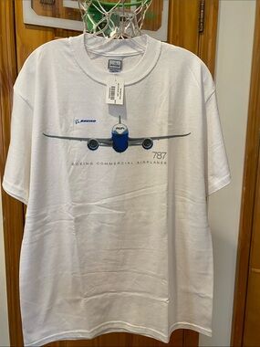 Boeing 787 Graphic Short Sleeve Tee - White